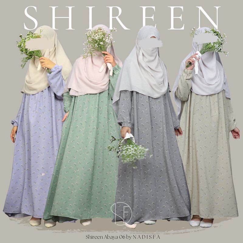 SHIREEN ABAYA MOTIF DRESS PART 3