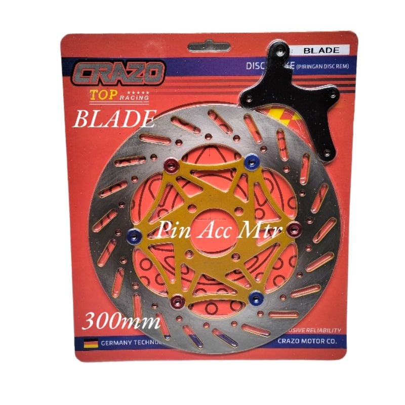 PIRINGAN BESAR 300mm DEPAN -BLADE-REVO FIT-SUPRA X 125 (PNP) CAKRAM BESAR PLUS BREKET