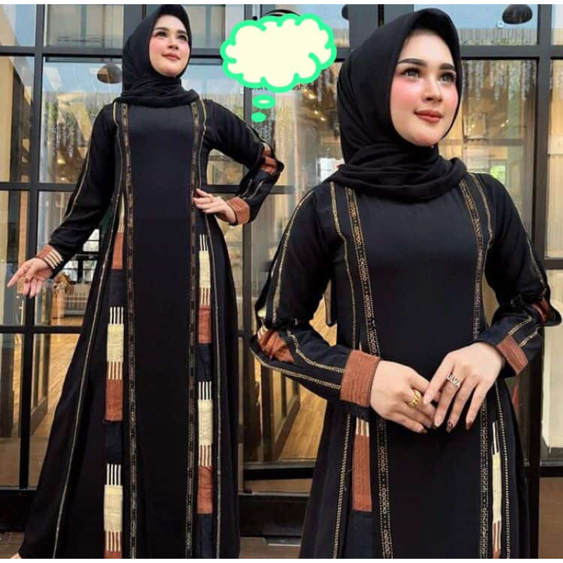 ABAYA SULTAN // ABAYA JUMBO DUBAI //GAMIS MUSLIMAH MURAH