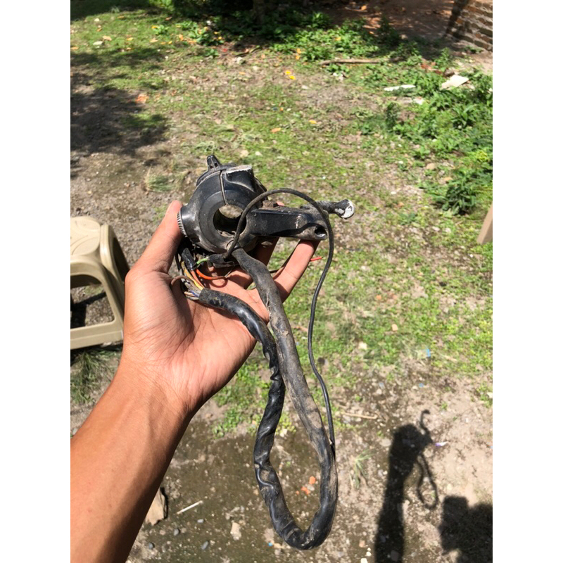 holder kiri saklar kiri gl max gl pro second original copotan motor set hendel kiri ori