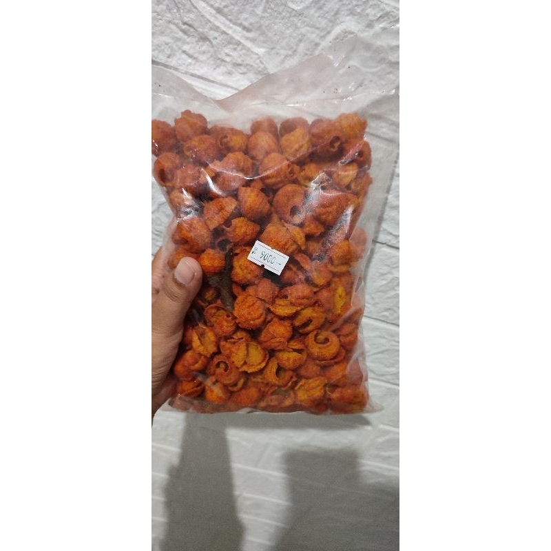 

Makaroni kerang Manja 250 gram/ kerupuk pedas/snack hari raya