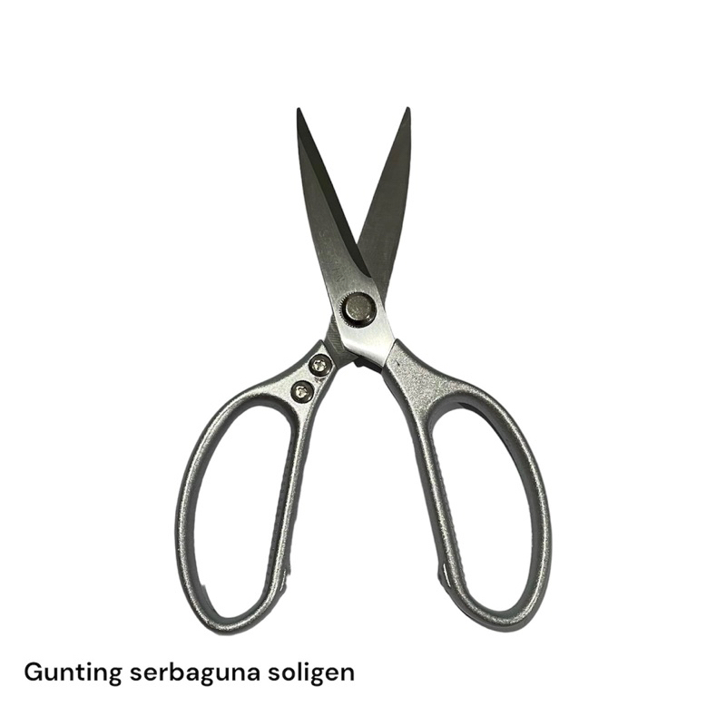 Gunting Soligen Stainless Steel SLM18 gunting serbaguna 8”