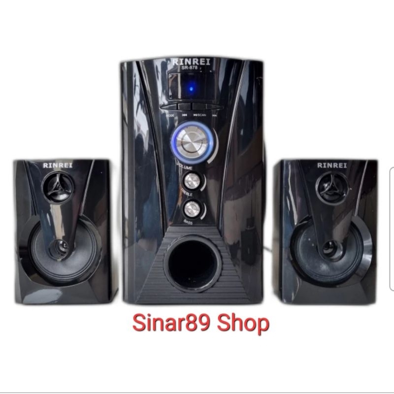 Speaker Karaoke Rinrei SR878J Bluetooth Radio