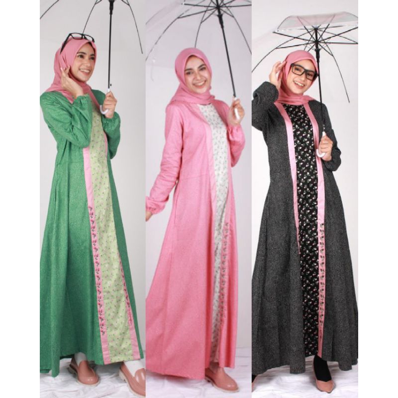 GAMIS ABAYA DANNIS A.210623 (FREE MASKER)