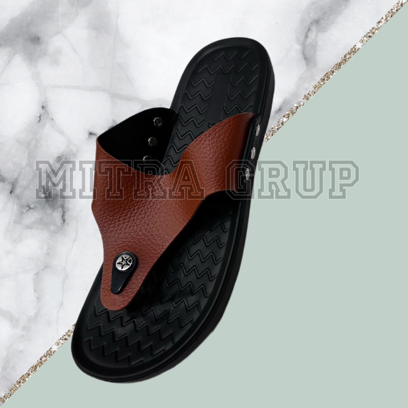 Sandal Dua kaki 5310 Sandal Kulit Sandal jepit laki laki TERLARIS Sandal model terbaru JNC 6 import Promo sen