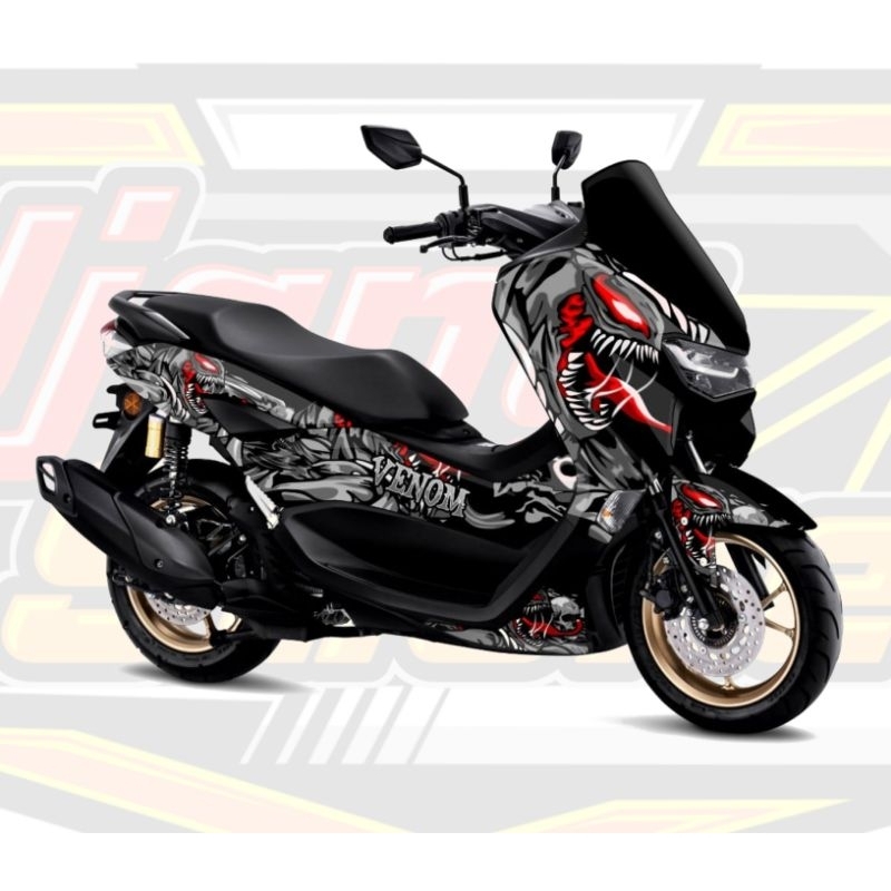 stiker decal full body nmax new 2020-2021/motif venom