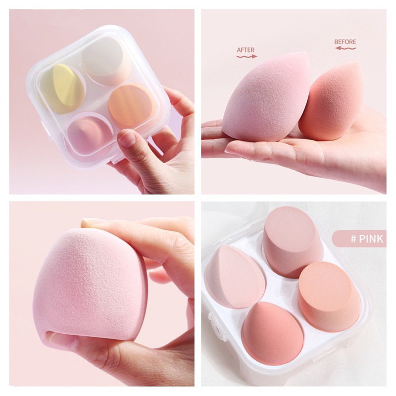 ( Celebshine ) 13PCS Kuas Set Make up Brush Kecantikan Set Bulu Lembut Blush Model Portabel Alat Kecantikan &amp; EggGang Beauty Sponge - Spons Beauty Makeup