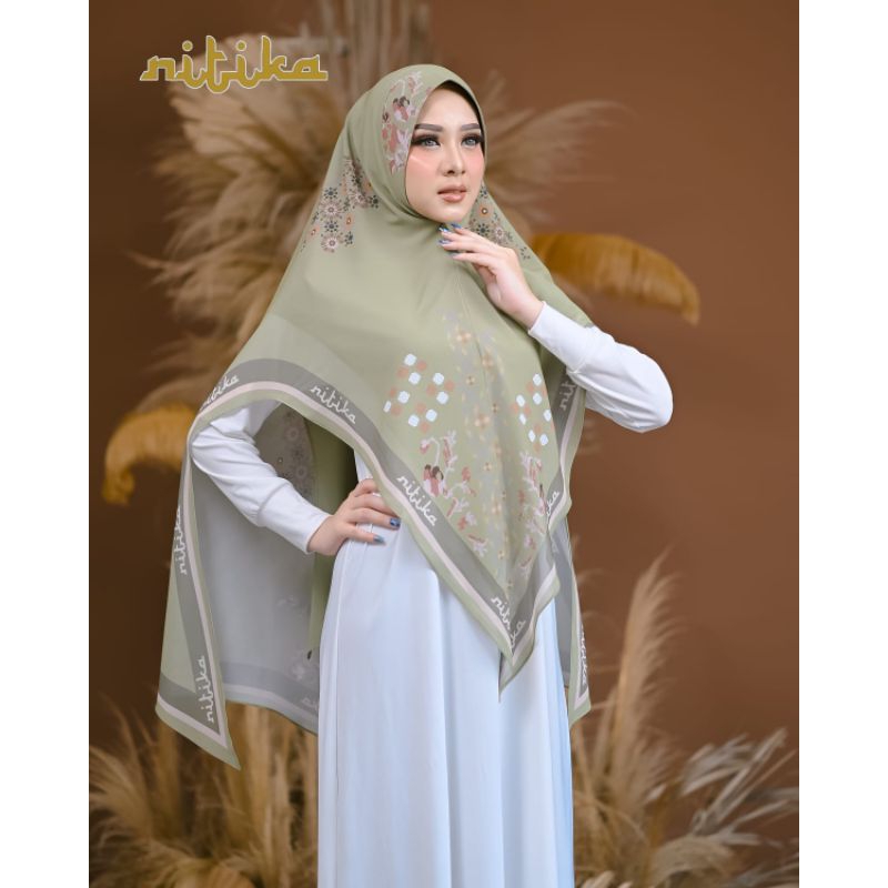 khimar syar. i seruty printing nitika