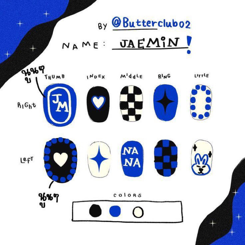 JAEMIN - Press On Nails | NCT Jaemin Fake Nails | Kpop Fake Nails