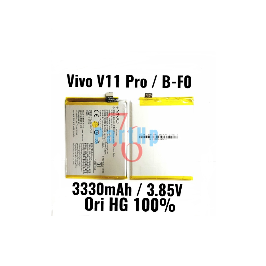 Baterai Ori HG 100% B - F0 Vivo V11 Pro -  Batere Bateri Batri Batre Battery Bateray