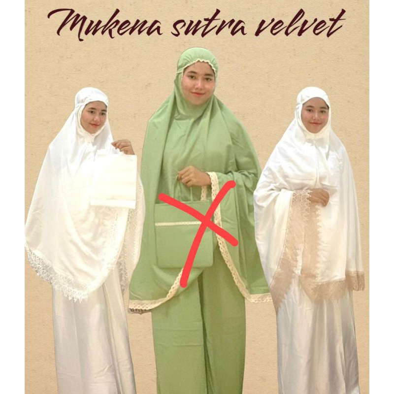 Mukena Kain Embos Timbul