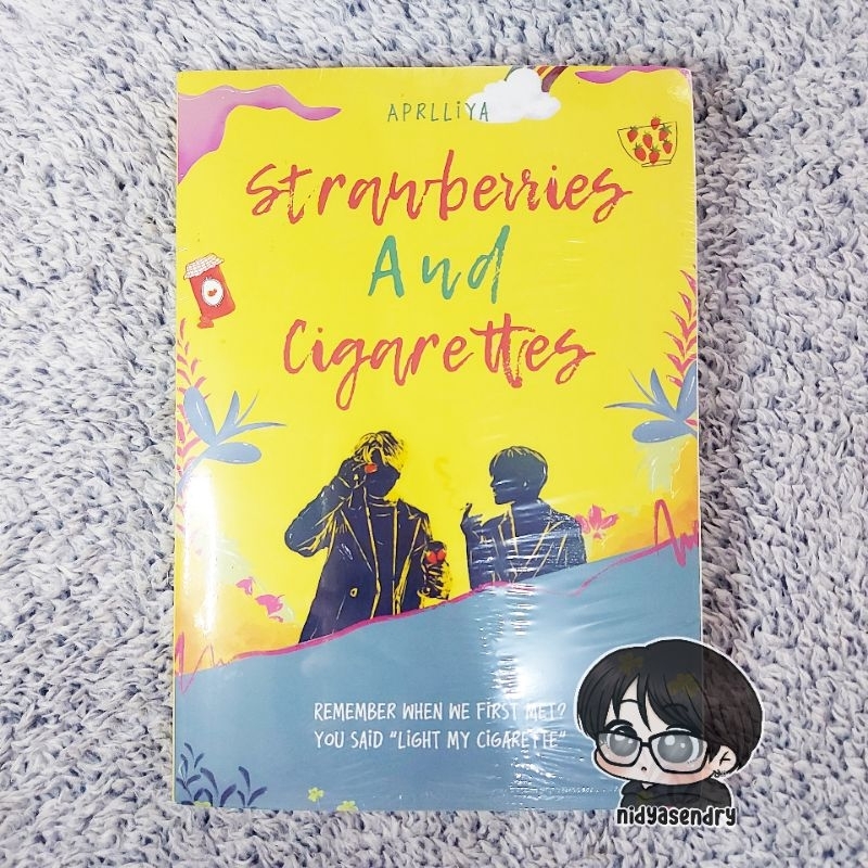 BOOKED FANBOOK STRAWBERRIES AND CIGARETTES BY APRLLIYA (SEALED) SOFT COVER TAEKOOK VKOOK