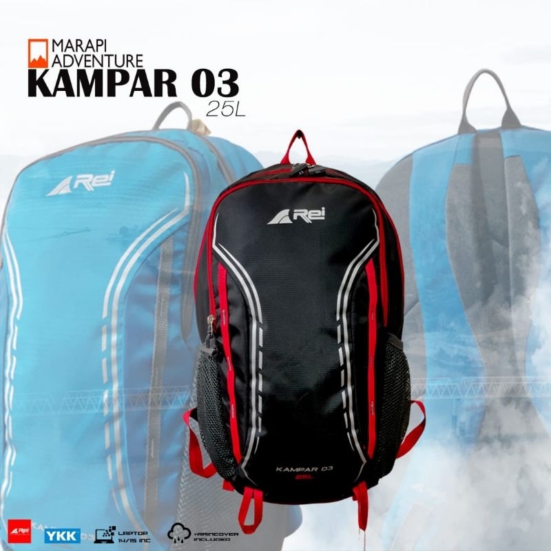 Tas Ransel Pria Rei Kampar 03 25L Areioutdoorgear Original 100%