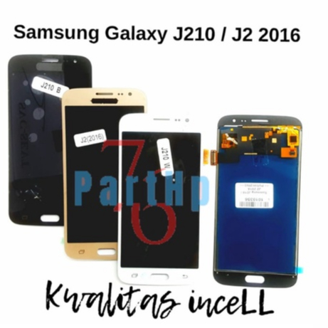 Lcd Touchscreen Fullset Kwalitas InceLL Samsung Galaxy J210 - J2 2016 - Hitam