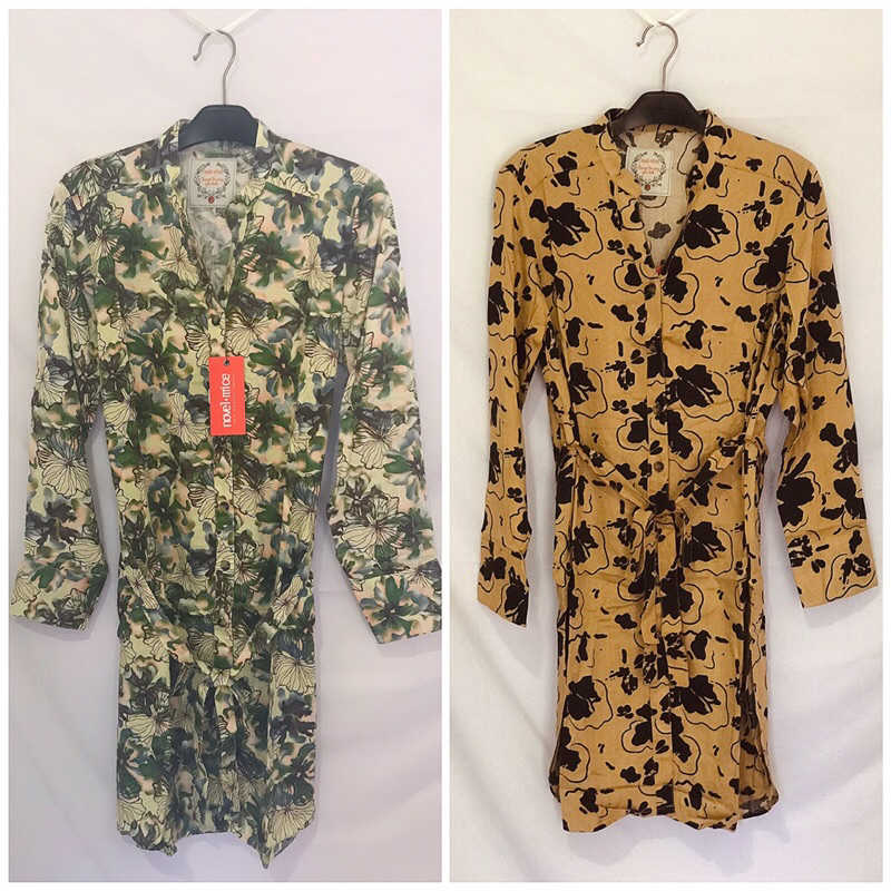 Novel Mice Tunik Rayon Print Uk M