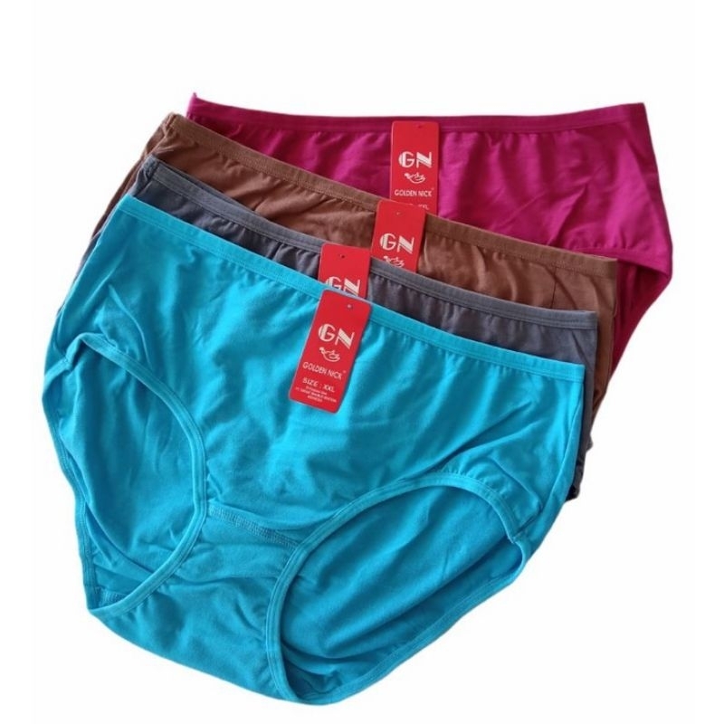 GOLDEN NICK CD 128 | CD Kerut Belakang | Celana Dalam Wanita Katun Murah | CD Cewek | Pakaian Dalam