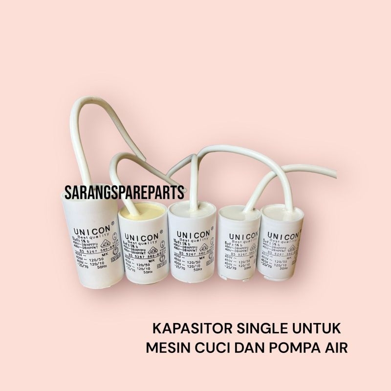 KAPASITOR 5 UF / KAPASITOR 6 UF / KAPASITOR 10 UF / KAPASITOR 8 UF / KAPASITOR 12 UF / KAPASITOR SIN