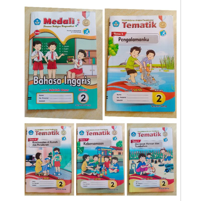 LKS SD Kelas 2 Medali Semester 2 Tema 5678