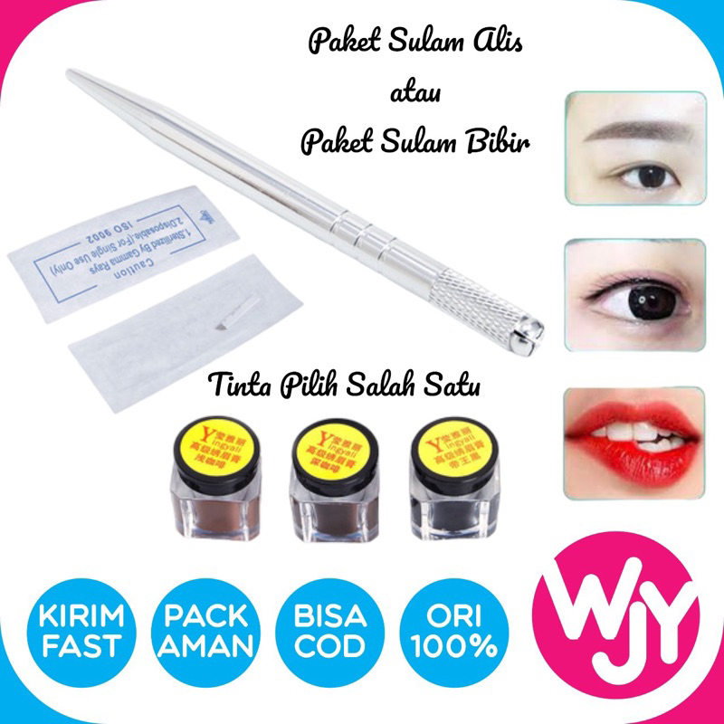PAKET SULAM ALIS MANUAL MICROBLADING OMBRE PAKET MURAH MERIAH SULAM ALIS DAN SULAM BIBIR