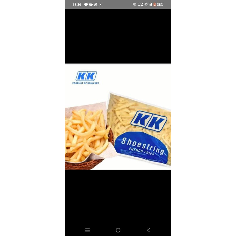 

kentang goreng french fries shoestring kk 1 kg