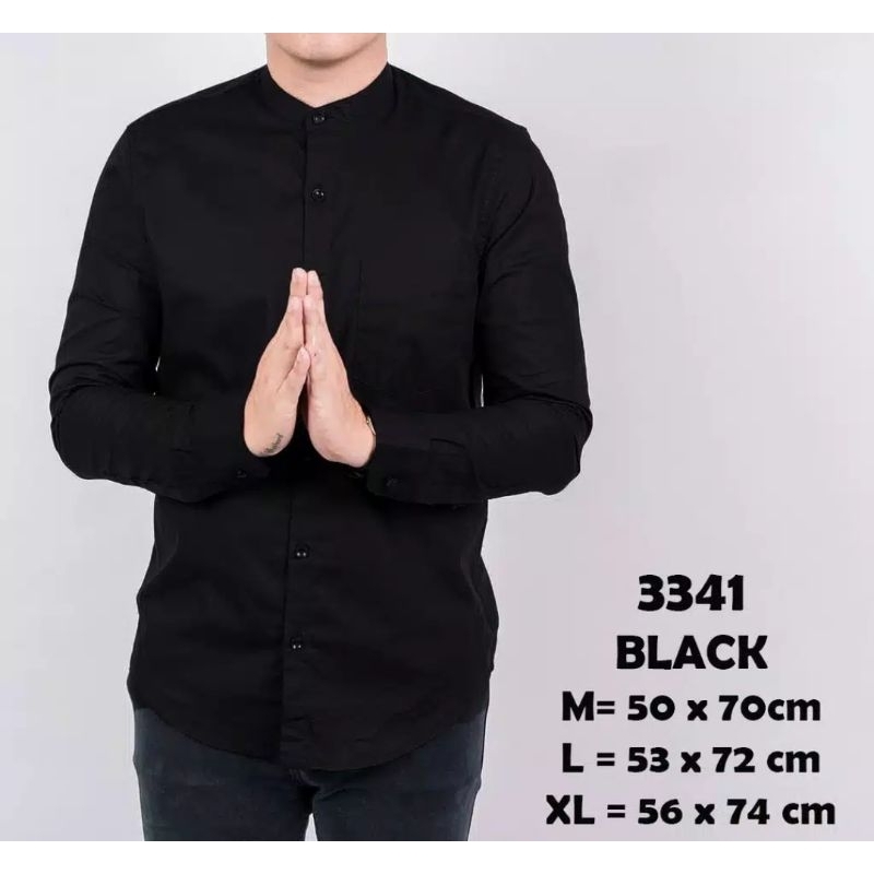 F2D KEMEJA PANJANG BASIC POLOS DISTRO PRIA.