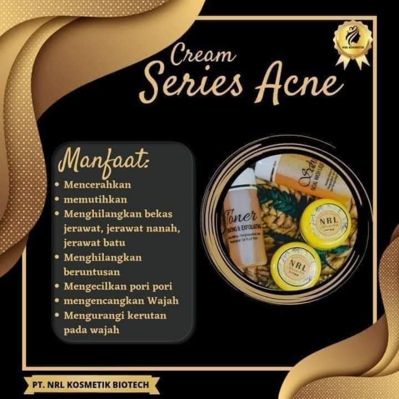 Krim NRL (Reguler/Ekonomis akne, flek & glowing series)