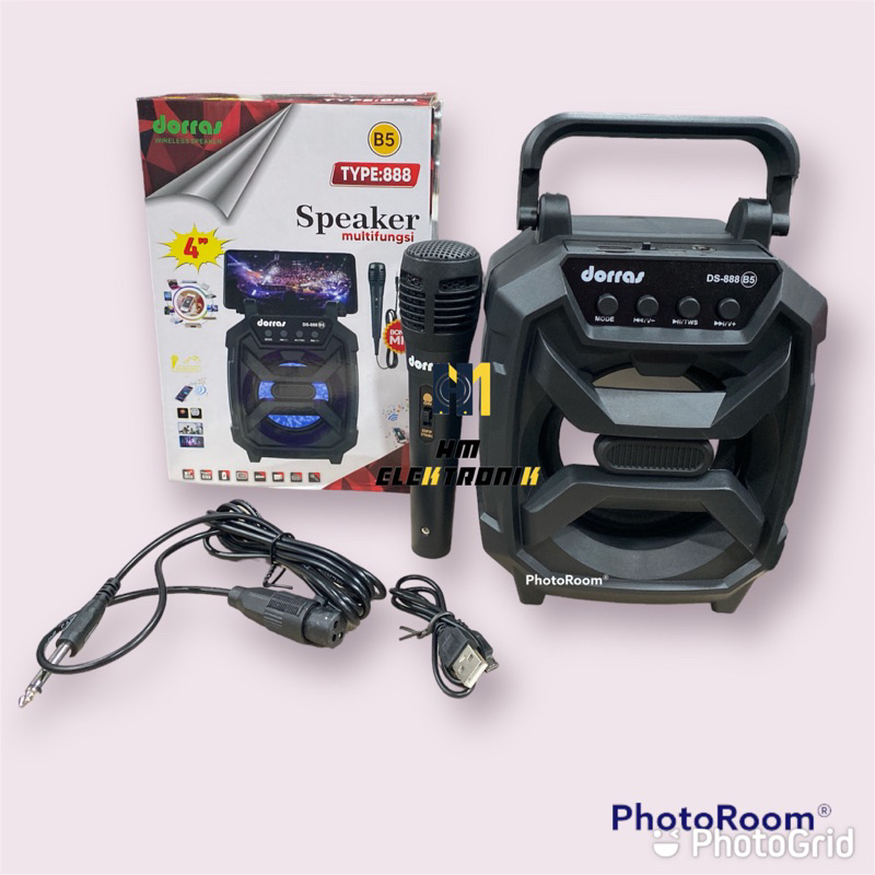 Speaker Portable Bluetooth Dorras 888 B5