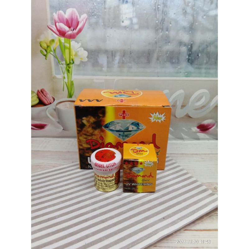 Cream Diamond Gold Original / Cream Diamond Gold Uv Whitening Lusinan