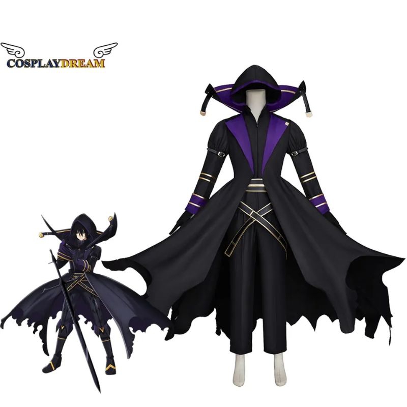 Cid Kagenou Anime The Eminence In Shadow Cosplay Kostum Pemimpin Bayangan Taman Halloween Pakaian Mewah Jubah untuk Pria Dewasa