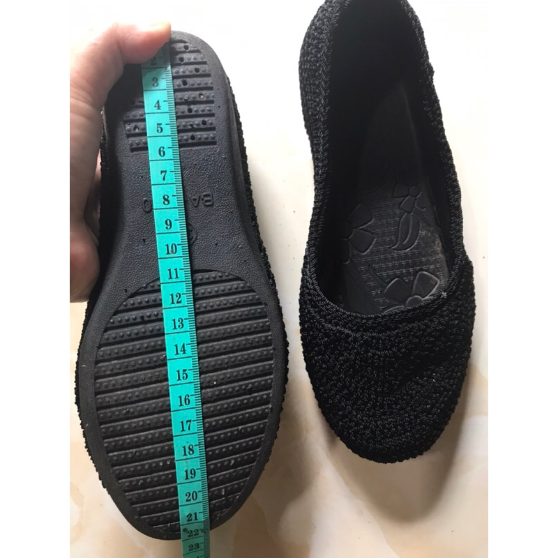 sepatu rajut wanita flat