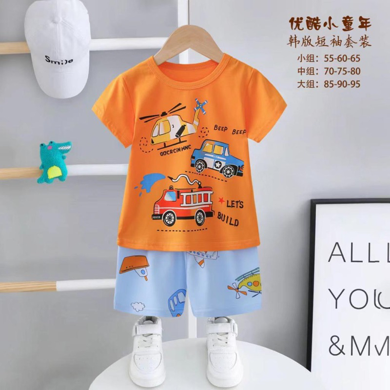 BAJU TIDUR IMPORT ANAK 1-9 TAHUN | HP004 | SETELAN TIDUR IMPORT ANAK | KUBAO PIYAMA ANAK IMPORT | PIYAMA ORGANIK ANAK