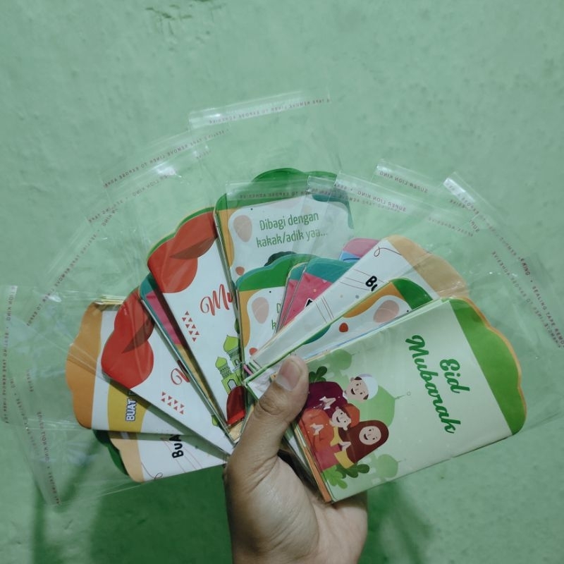 

Amplop Lebaran Motif per 10 pcs
