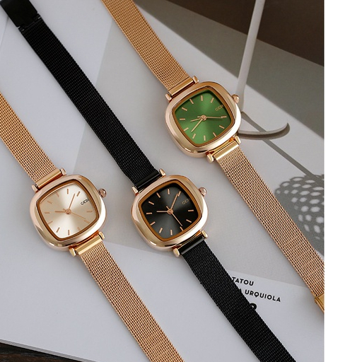 Jam tangan wanita GEDI LUXURY tali baja tahan karat korea tahan air best seller 2023