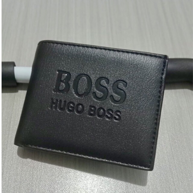 dompet pria bahan kulit PU lokal jenis Kolombo model lipat dua biasa #dompet #dompetpria #dompetlipat