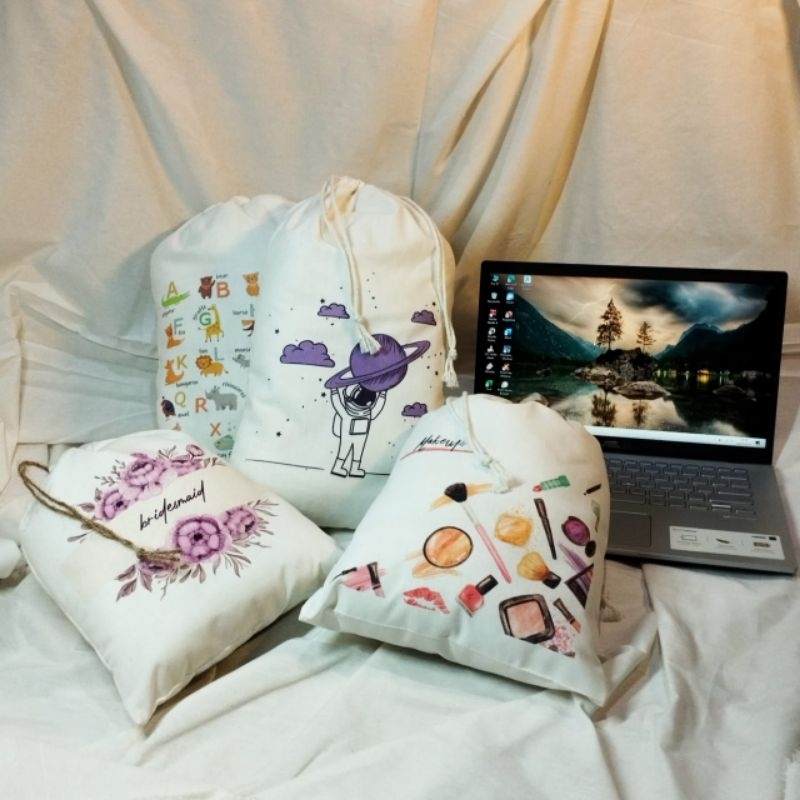 

Pouch serut jumbo.pouch serut besar costume ukuran dan sablon