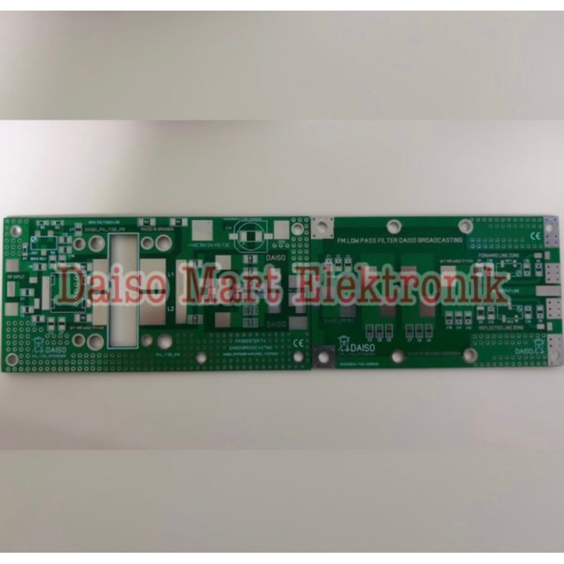 PCB BOSTER PALET DAN LPF PEMANCAR FM VHF