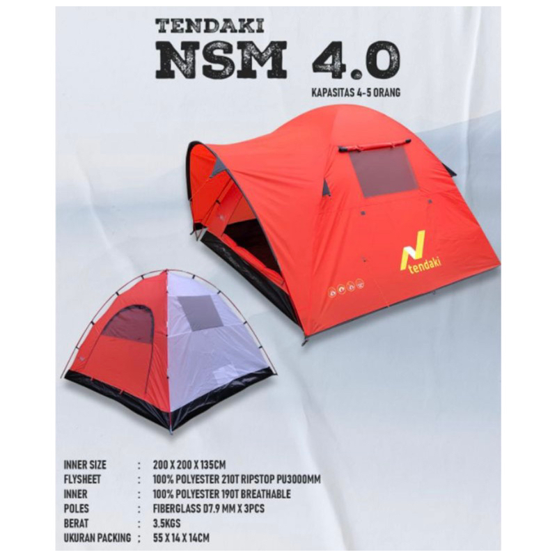 tendaki nsm 4 tenda kemping