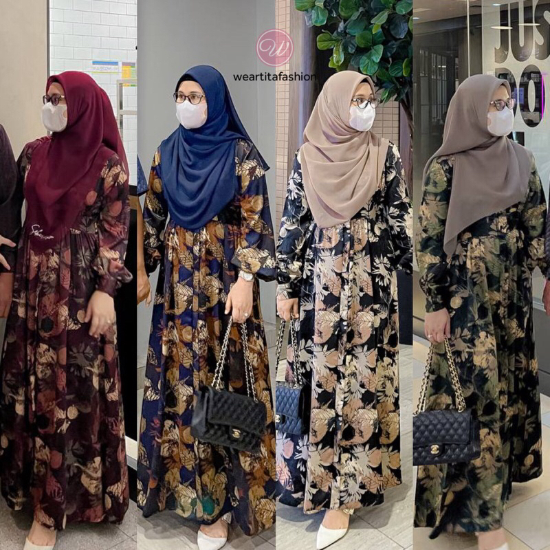 GAMIS AMARA 3D ORI SEKARARUM FASHION