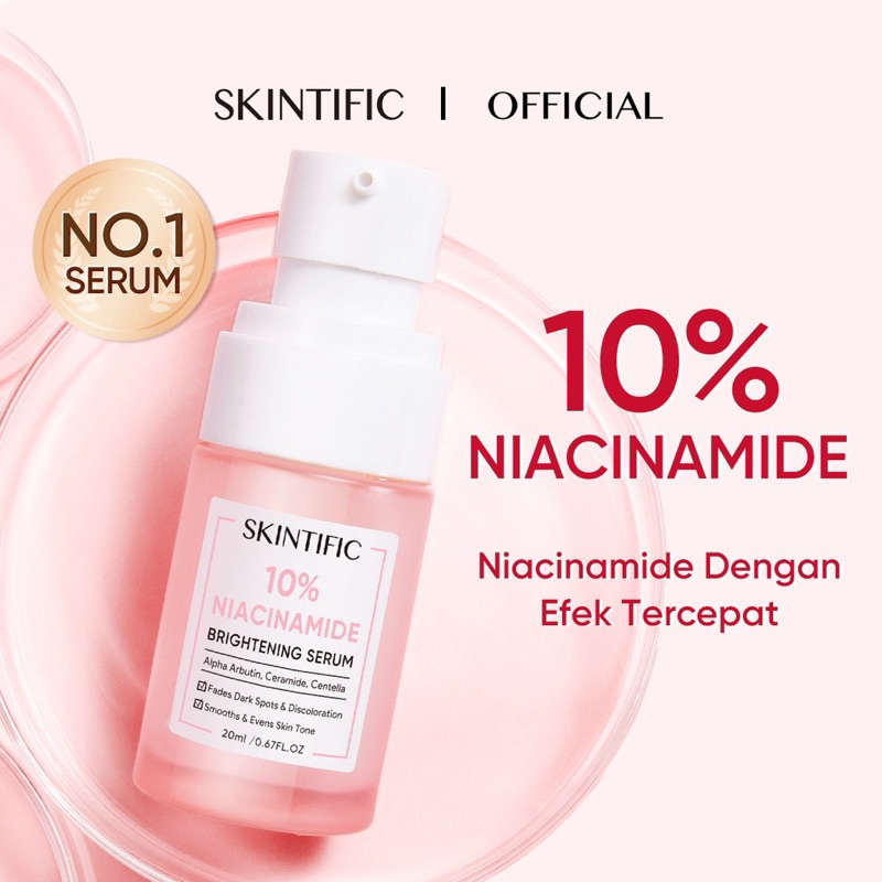 SKINTIFIC - Barrier Repair Glowing Barrier Set / 10% Niacinamide Brightening Serum &amp; 5X Ceramide Barrier Repair Moisture Gel