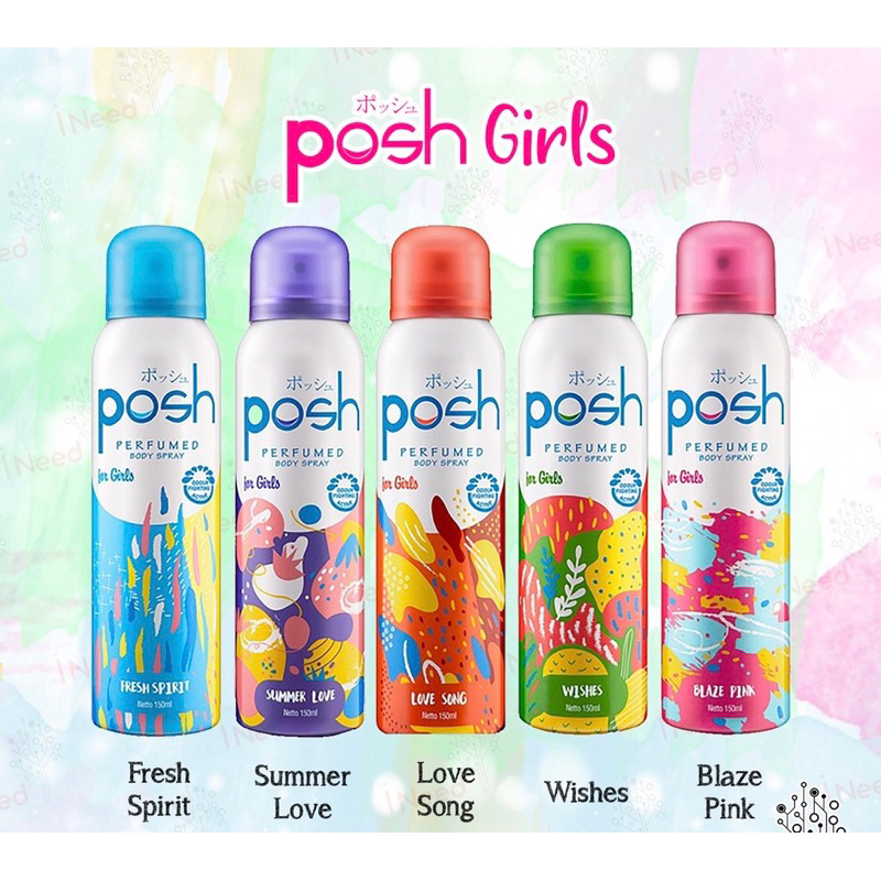 Posh Body Spray 150ML / Girls Parfum Spray