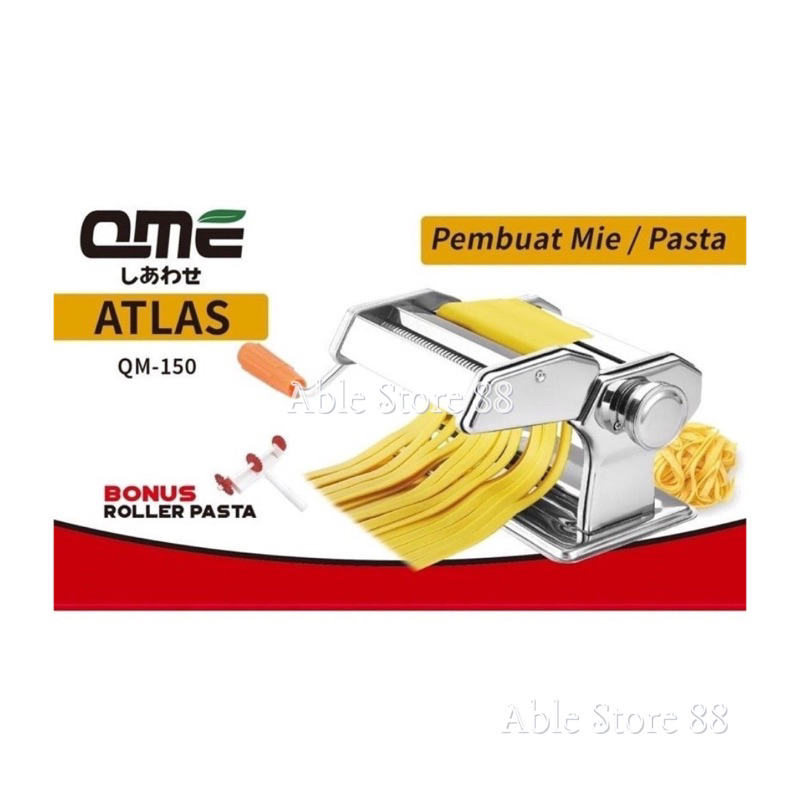 QME Atlas Gilingan Mie Pasta Molen QM-150 / Gilingan Lumpia Penggiling Pembuat Mie Pasta Maker Ampia