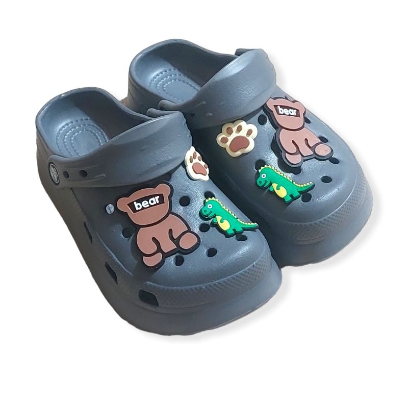 Sandal Baim Anak Cowok Dino Sandal Selop Tali Belakang  anak Laki laki Eva Rubber Trendy Nyaman