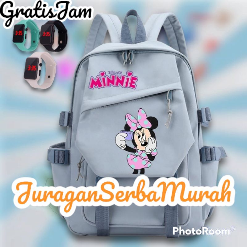 Tas Ransel Sekolah SD SMP Karakter Minimouse Murah