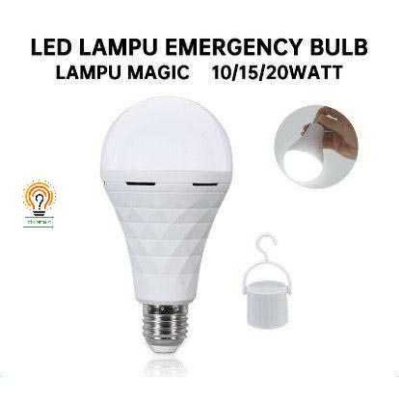 Lampu Emergency Led10W 15W 20W Lampu Magic/Bohlam Emergency