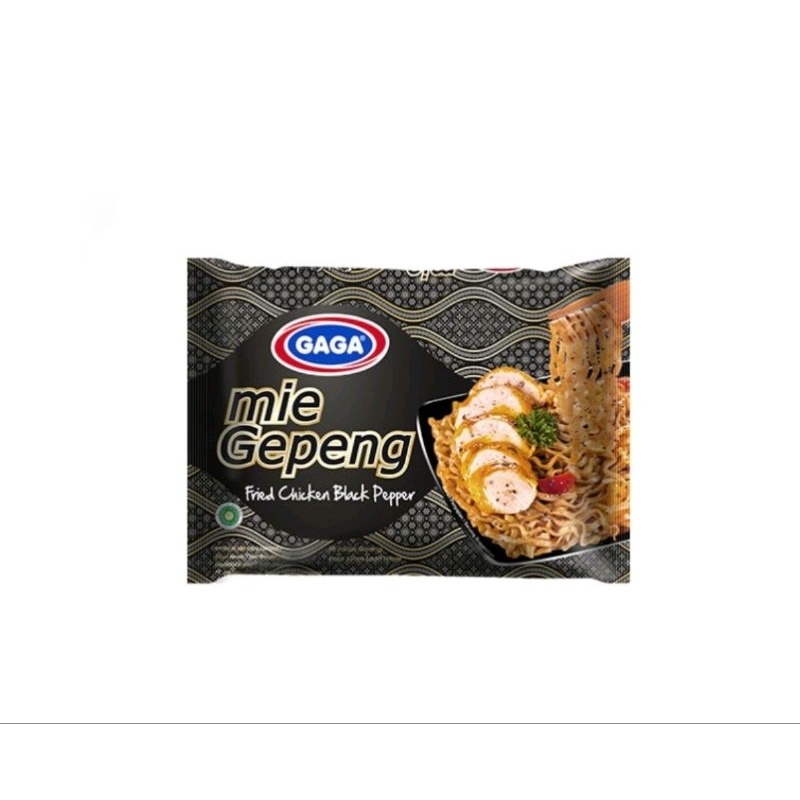 

MIE GAGA GEPENG GORENG AYAM LADA HITAM 75 GR