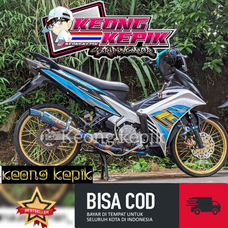 (BISA COD) STRIPING STIKER LIS VARIASI THAILAND MOTOR YAMAHA NEW JUPITER MX NJMX 2011-2014 EXCITER 1