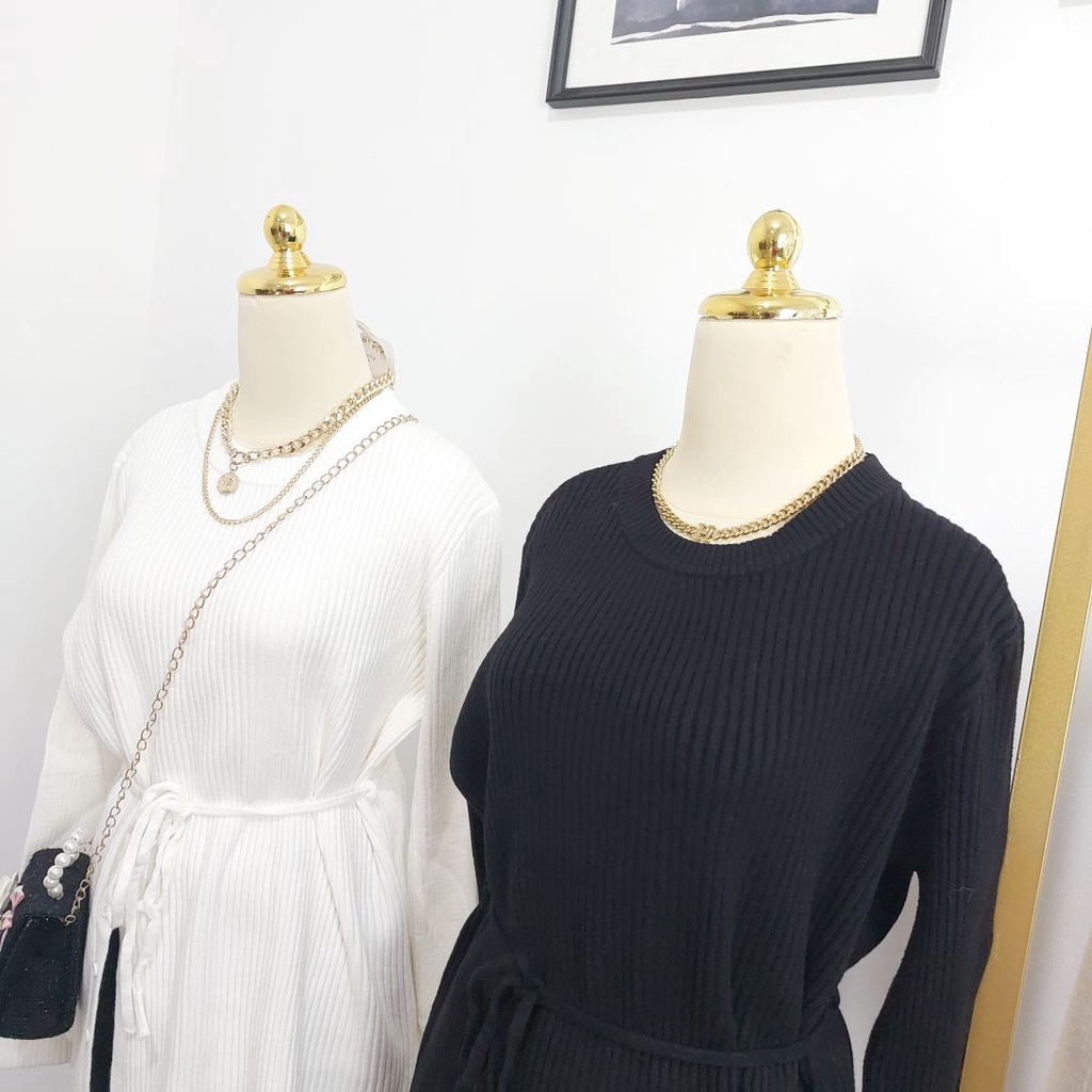 ATASAN FOCUS KNITTED PREMIUM FASHION WANITA IMPORT BANGKOK NOB