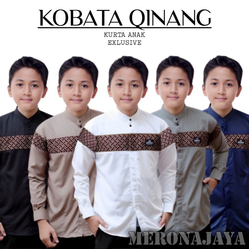 M L XL XXL Koko Kurta Anak Kancing Depan terlaris termurah meriah