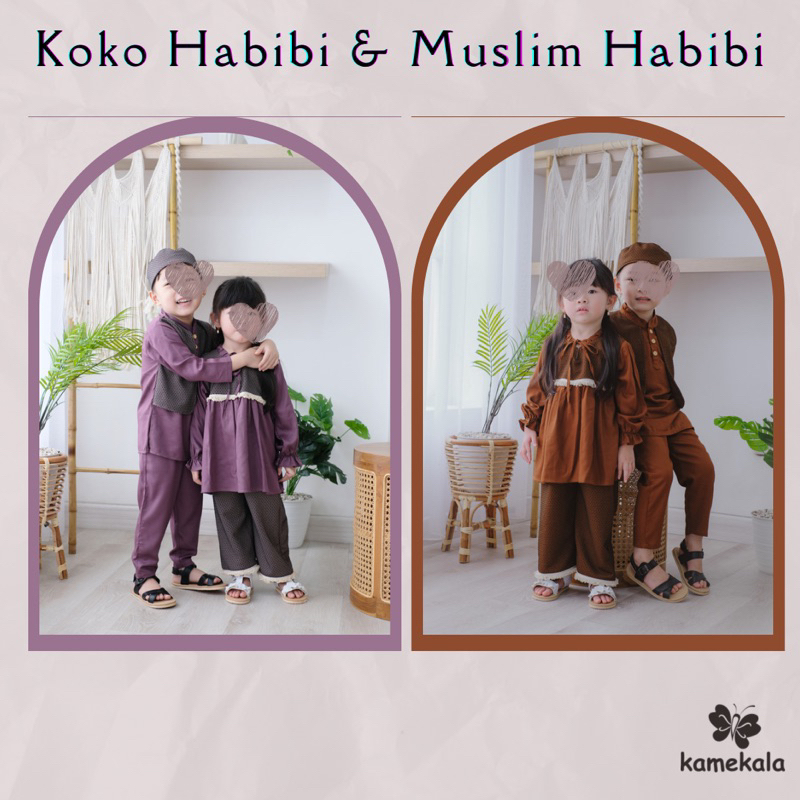 Kamekala | Habibi koko |habibi muslim |baju muslim |baju setelan | setelan anak laki | setelan anak 