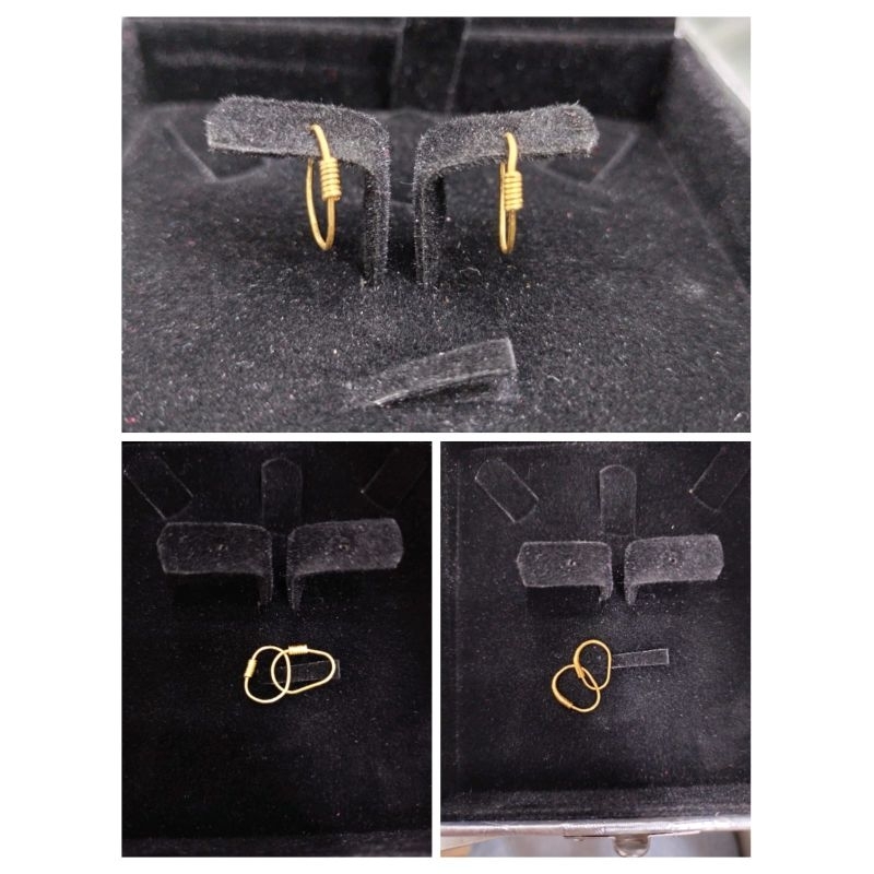 ANTING ANAK/BAYI EMAS 24K/EMAS MURNI 0,5gram